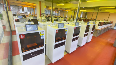 Shenzhen KTJ DentalLabs Co.,Ltd. linea di produzione del fabbricante